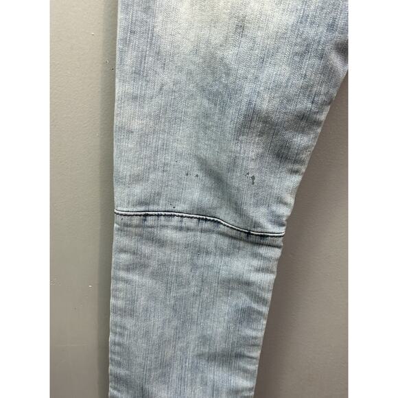 Waimea Jeans Mens 30x32 Skinny Fit Moto Biker Zipper‎ Denim Pants - Picture 5 of 12